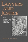 Cover: Lawyers and Justice - Princeton University Press