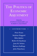 Cover: The Politics of Economic Adjustment - Princeton University Press