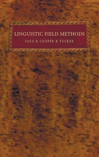 Enlarge image Cover: Linguistic Field Methods - Wipf & Stock Publishers