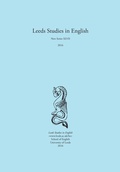 Cover: Leeds Studies in English 2016 - Theschoolbook.com