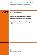Cover: Grundfragen mehrfacher Verpflichtungsgesch&auml;fte - St&auml;mpfli Verlag AG