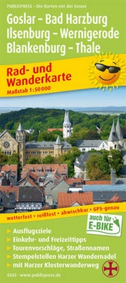 Abbildung von: Goslar - Bad Harzburg - Ilsenburg - Wernigerode, Blankenburg - Thale - Freytag-Berndt und ARTARIA