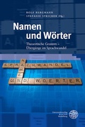 Cover: Namen und W&ouml;rter - Universit&auml;tsverlag Winter