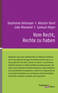 Cover: Vom Recht, Rechte zu haben - Hamburger Edition
