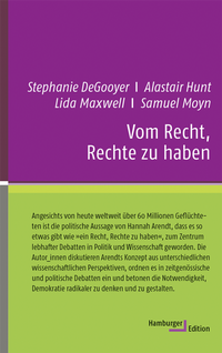 Abbildung von: Vom Recht, Rechte zu haben - Hamburger Edition