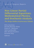 Cover: Non-Linear Partial Differential Equations, Mathematical Physics, and Stochastic Analysis - EMS Press