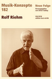 Abbildung von: Rolf Riehm - edition text + kritik