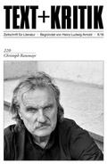 Cover: Christoph Ransmayr - edition text + kritik