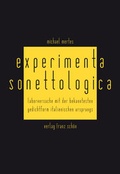 Cover: experimenta sonettologica - Verlag Franz Sch&ouml;n