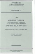 Cover: The Medieval Church: Universities, Heresy, and the Religious Life - Ecclesiastical History Society
