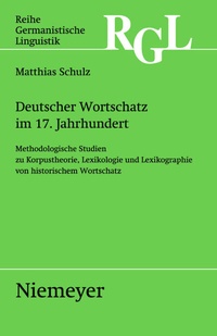 Abbildung von: Deutscher Wortschatz im 17. Jahrhundert - De Gruyter