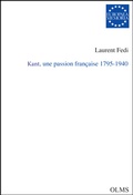 Cover: Kant, une passion fran&ccedil;aise 1795-1940 - Georg Olms Verlag