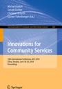 Cover: Innovations for Community Services - Springer