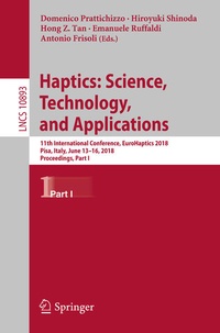 Enlarge image Cover: Haptics: Science, Technology, and Applications - Springer