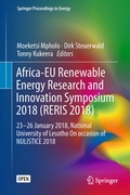 Cover: Africa-EU Renewable Energy Research and Innovation Symposium 2018 (RERIS 2018) - Springer
