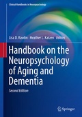 Cover: Handbook on the Neuropsychology of Aging and Dementia - Springer
