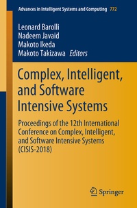 Enlarge image Cover: Complex, Intelligent, and Software Intensive Systems - Springer