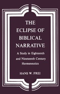 Cover: The Eclipse of Biblical Narrative - Yale University Press