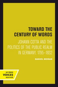 Enlarge image Cover: Toward the Century of Words - University of California Press