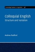 Cover: Colloquial English - Cambridge University Press