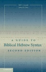Cover: A Guide to Biblical Hebrew Syntax - Cambridge University Press