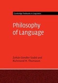 Cover: Philosophy of Language - Cambridge University Press