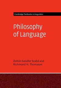Enlarge image Cover: Philosophy of Language - Cambridge University Press