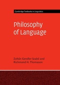 Cover: Philosophy of Language - Cambridge University Press