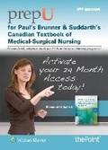 Cover: PrepU for Paul's Brunner & Suddarth's Canadian Textbook of Medical-Surgical Nursing - Lippincott Williams and Wilkins