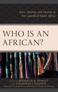 Cover: Who Is an African? - Lexington Books/Fortress Academic