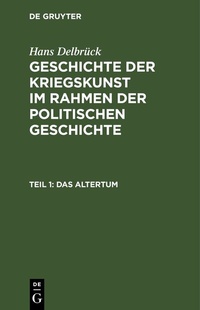 Abbildung von: Das Altertum - De Gruyter