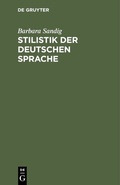 Cover: Stilistik der deutschen Sprache - De Gruyter
