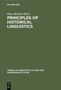 Cover: Principles of Historical Linguistics - De Gruyter Mouton
