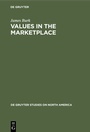 Cover: Values in the Marketplace - De Gruyter