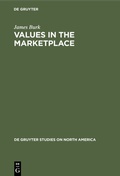 Cover: Values in the Marketplace - De Gruyter