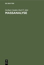 Cover: Maßanalyse - De Gruyter