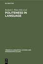 Cover: Politeness in Language - De Gruyter Mouton