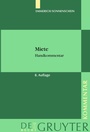 Cover: Miete - De Gruyter