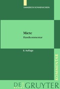 Cover: Miete - De Gruyter