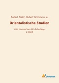Cover: Orientalistische Studien - Literaricon Verlag