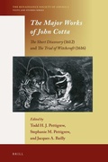 Cover: The Major Works of John Cotta - Brill