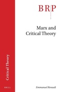 Cover: Marx and Critical Theory - Brill