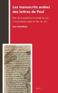 Cover: Les manuscrits arabes des lettres de Paul - Brill