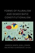 Cover: Forms of Pluralism and Democratic Constitutionalism - Columbia University Press