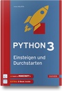 Cover: Python 3 - Einsteigen und Durchstarten - Hanser