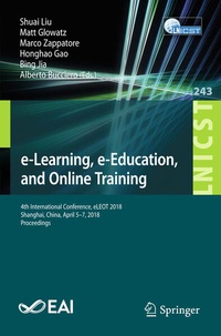 Enlarge image Cover: e-Learning, e-Education, and Online Training - Springer