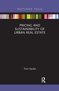 Cover: Pricing and Sustainability of Urban Real Estate - Routledge