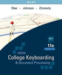 Abbildung von: Ober: Kit 2: (Lessons 61-120) W/ Word 2013 Manual - McGraw-Hill Education
