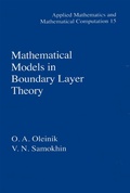 Cover: Mathematical Models in Boundary Layer Theory - Routledge