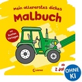 Cover: Mein allererstes dickes Malbuch (Traktor) - Loewe